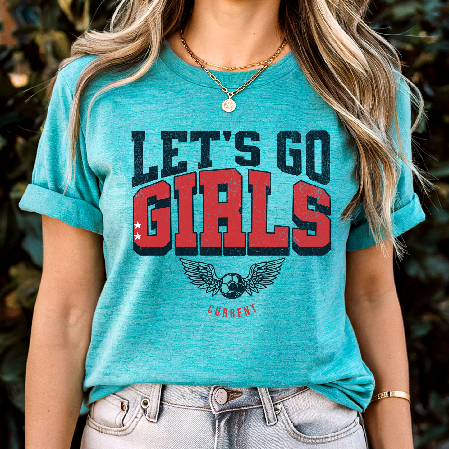 KC Soccer Shirt Let's Go Girls