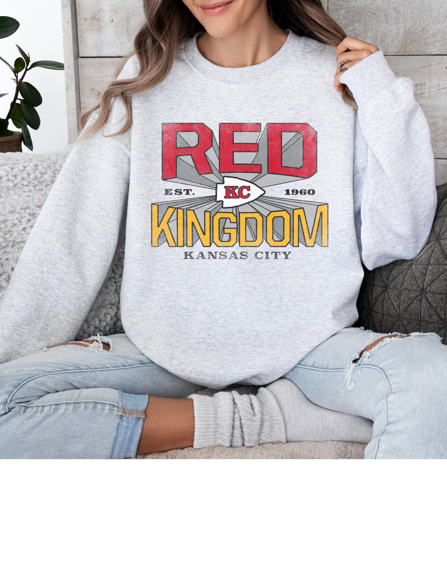 Red Kingdom KC Football Shirt