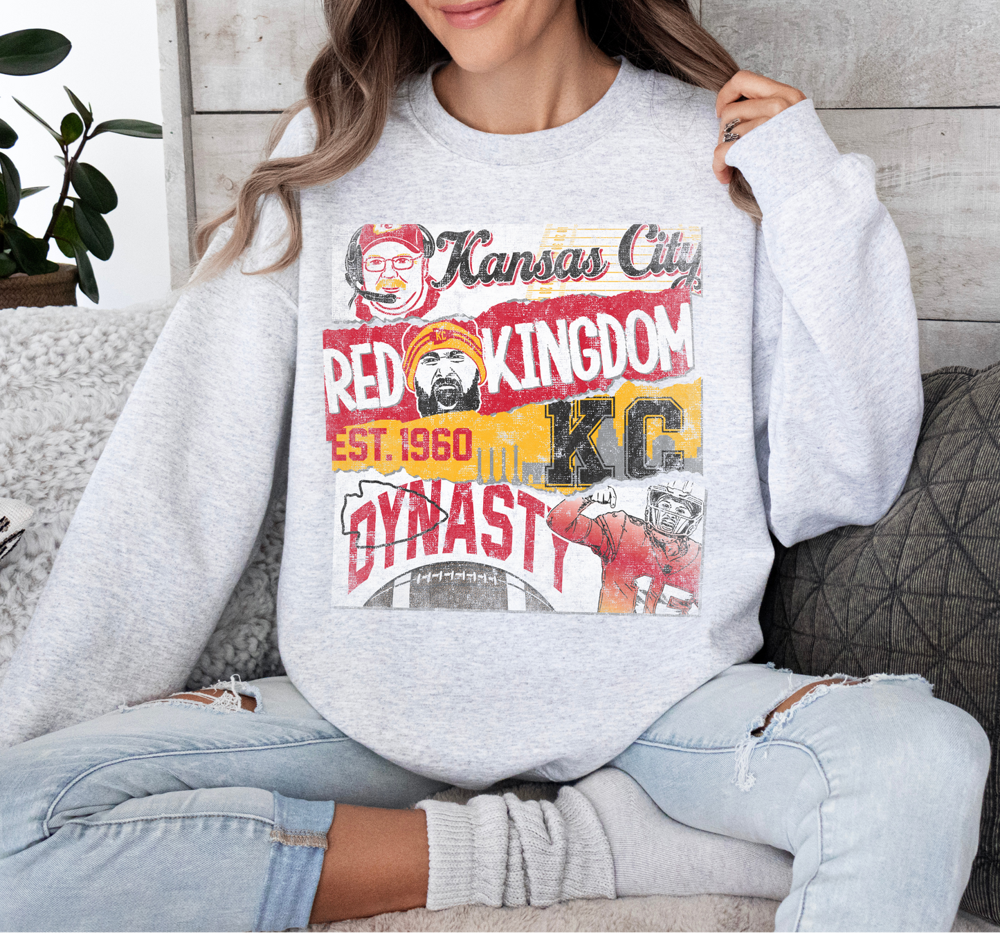 Red Kingdom KC Football Shirt