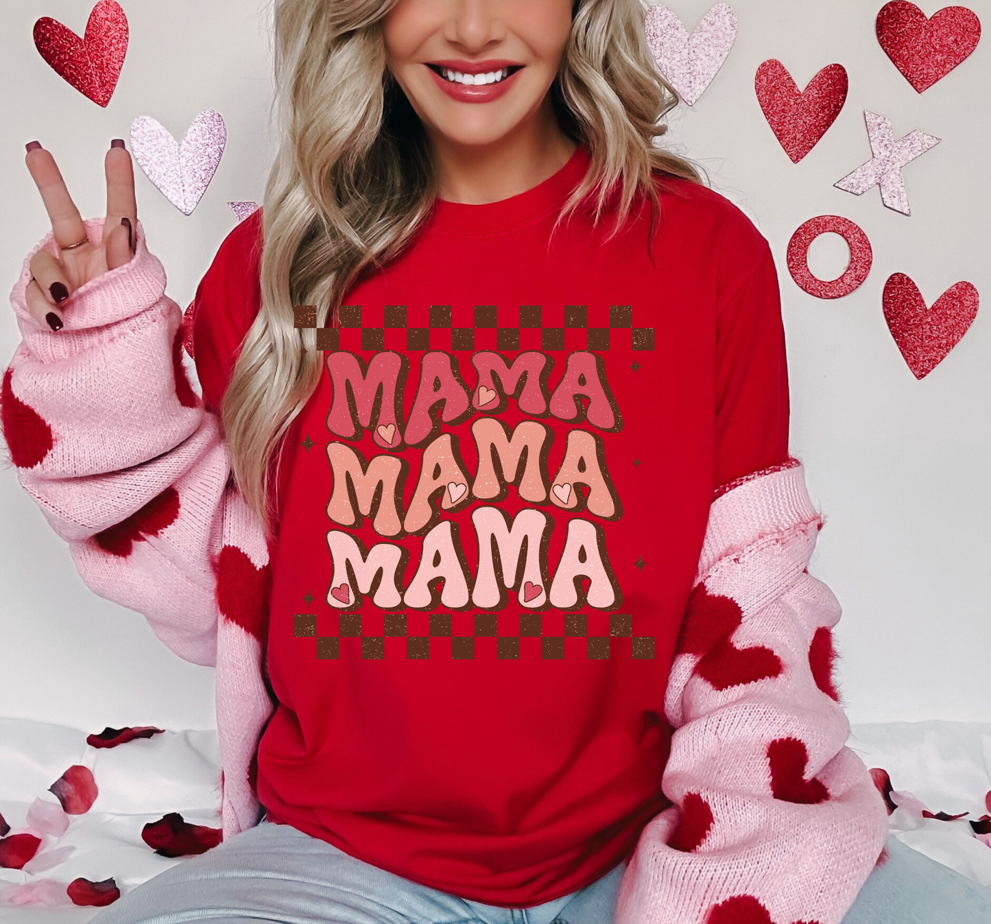 Retro MAMA Valentine Shirt