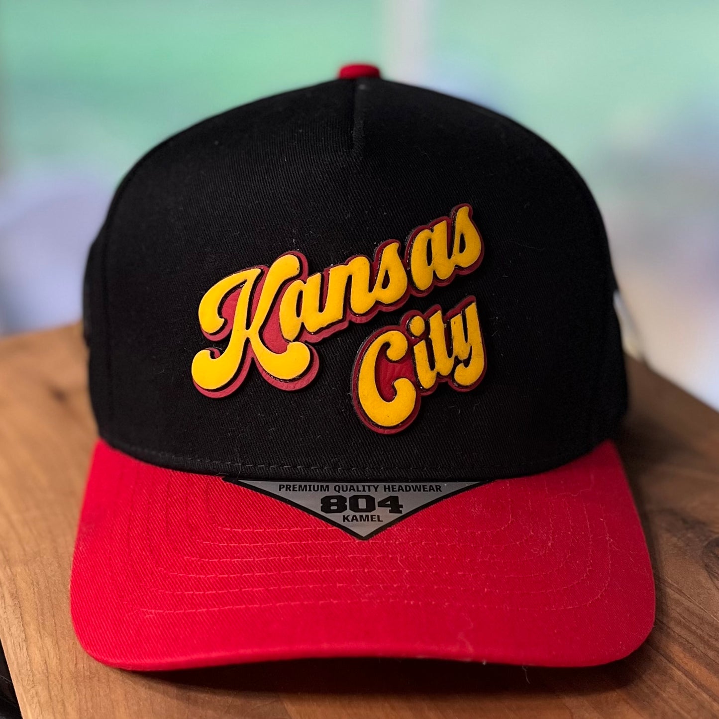 Kansas City Double Leather Patch Hat