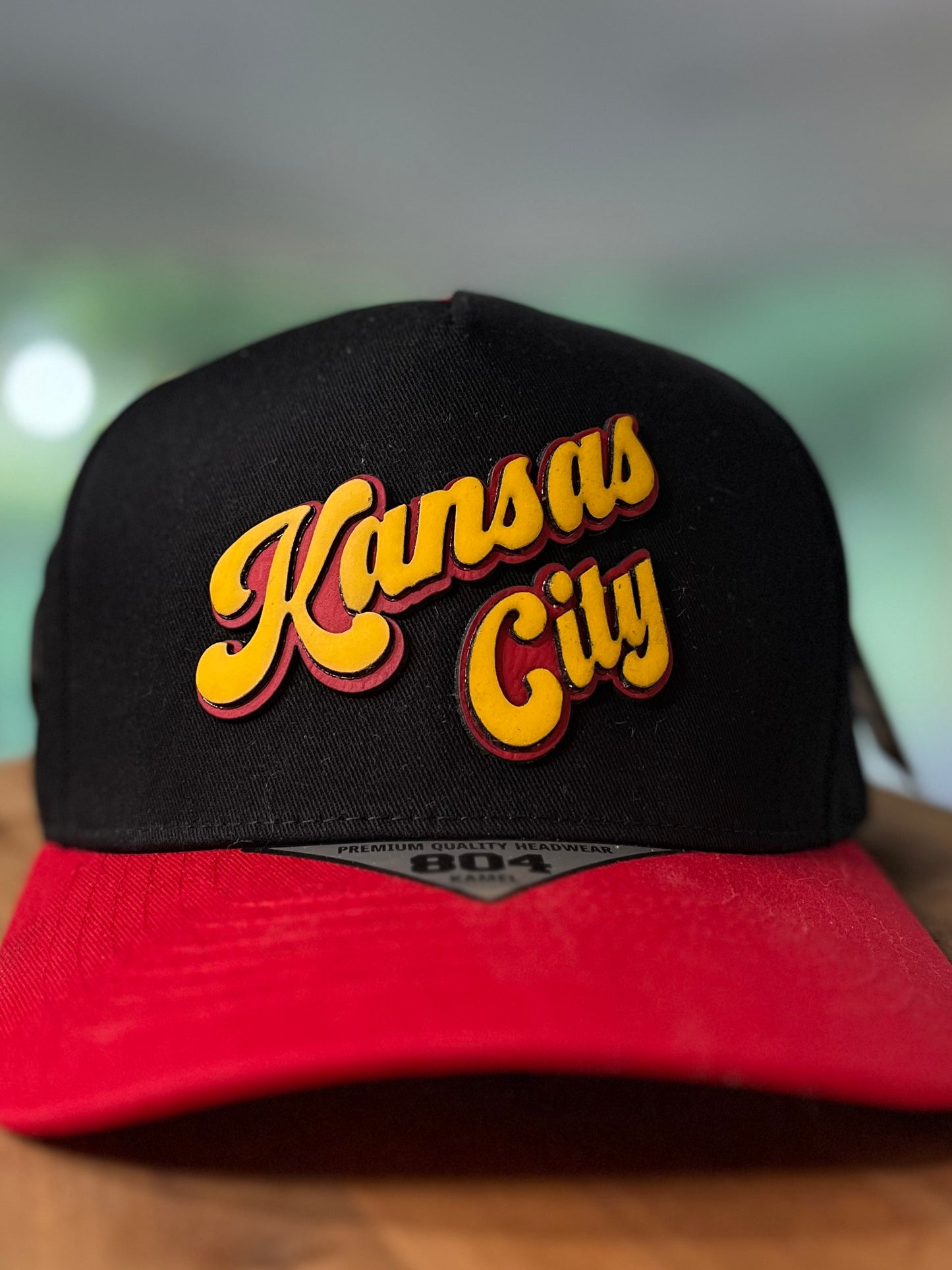 Kansas City Double Leather Patch Hat