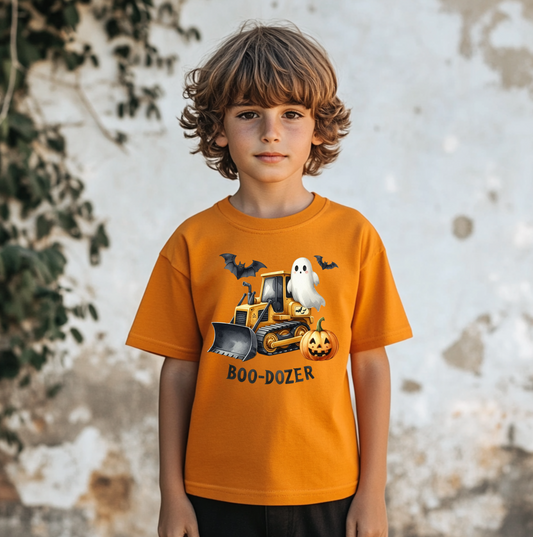 Boo-Dozer Halloween Shirt