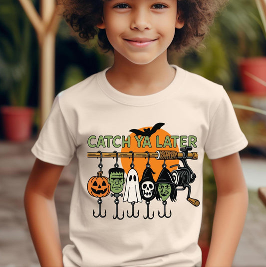 Catch Ya Later Fishing Halloween Shirt