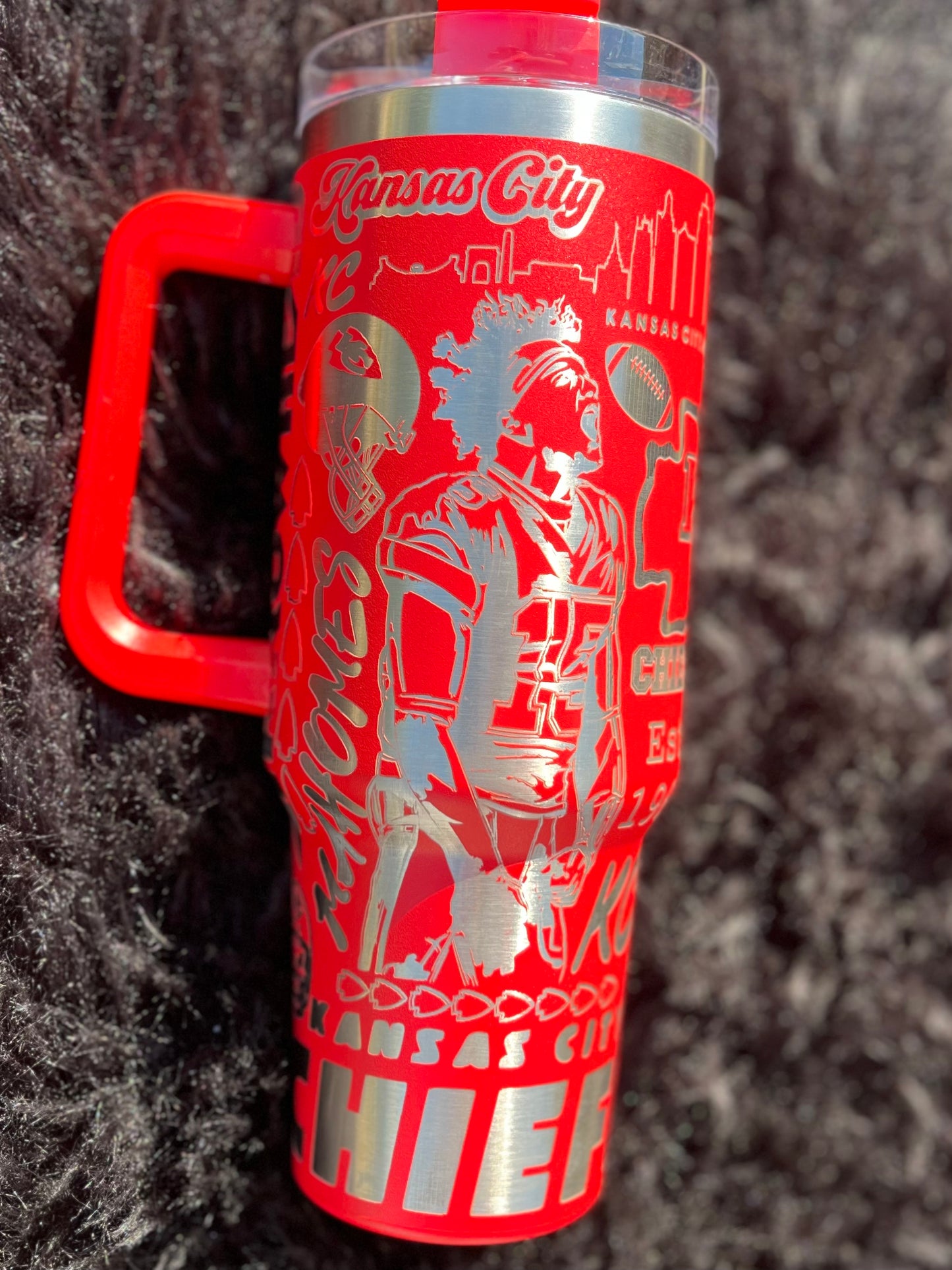 Kansas City Football 40 oz Tumbler