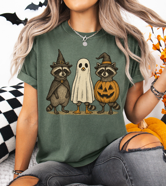 Raccoon Halloween Shirt