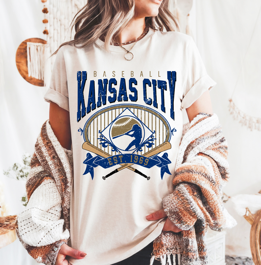 KC Retro Baseball Shirt