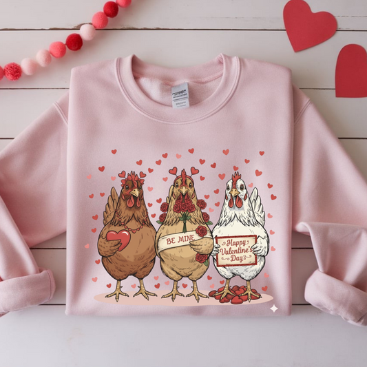 Chicken Valentines Shirt